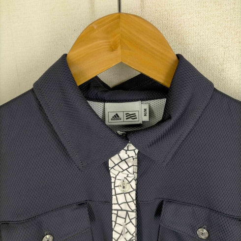アディダス adidas ドライボタンダウン ポロシャツ ゴルフウェア レディース JPN:M