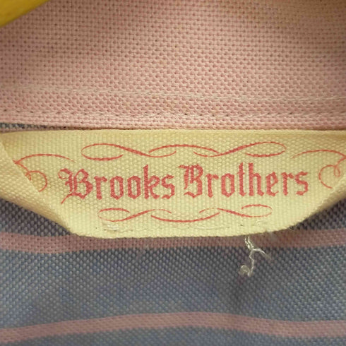 ブルックスブラザーズ BROOKS BROTHERS バイカラーフロント刺繍ストライプシャツ レディース 2