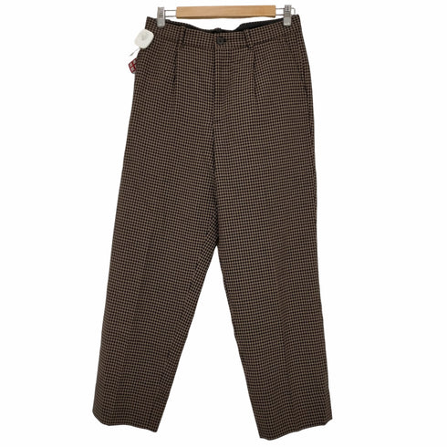 スティーブンアラン Steven Alan GINGHAM CHECK SUPER BAGGY TAPERED PANTS ギンガムチェック バギーテーパードパンツ メンズ JPN:L