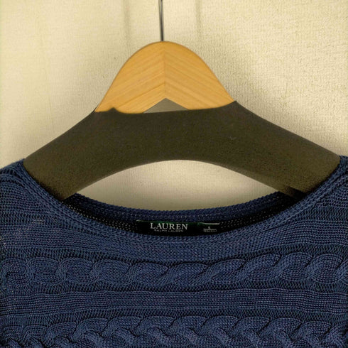 ローレンラルフローレン LAUREN RALPH LAUREN 七分丈 コットンニット レディース JPN:S