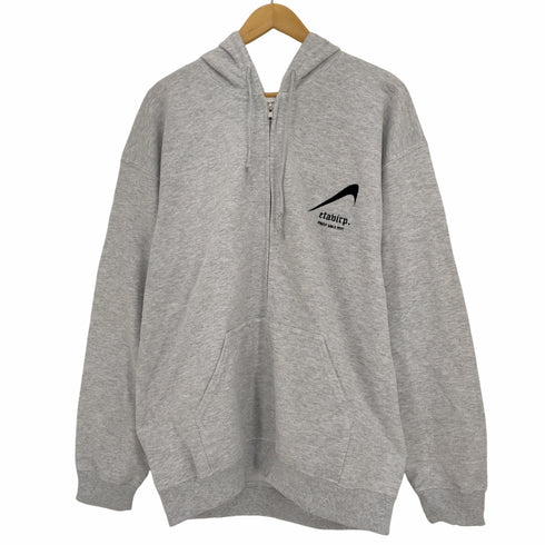 ETAVIRP Reverse Etavirp Zip Hoodie Ash × Black メンズ JPN:L