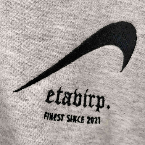 ETAVIRP Reverse Etavirp Zip Hoodie Ash × Black メンズ JPN:XL