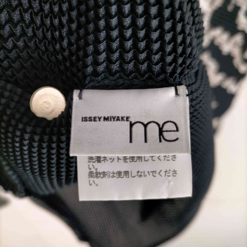 イッセイミヤケミー ISSEY MIYAKE me 18SS モックネック 総柄 カットソー レディース