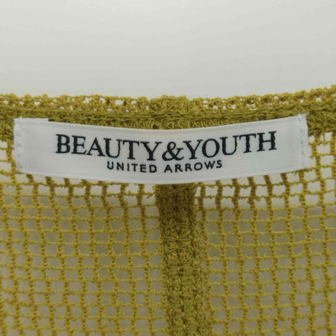 ビューティーアンドユースユナイテッドアローズ BEAUTY & YOUTH UNITED ARROWS 23SS ポリエステルメッシュ ボートネック プルオーバー レディース