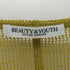 ビューティーアンドユースユナイテッドアローズ BEAUTY & YOUTH UNITED ARROWS 23SS ポリエステルメッシュ ボートネック プルオーバー レディース