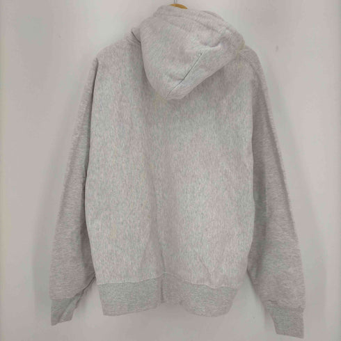 BOOK WORKS REVERSE WEAVE プロントプリントプルオーバーパーカー メンズ import:XL