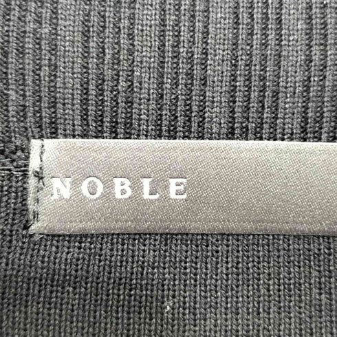 ノーブル Noble 総針Iラインニットワンピース レディース FREE