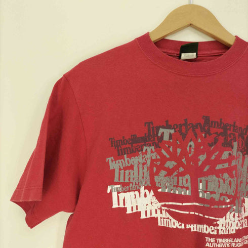 ティンバーランド Timberland 90S USA製 フロント グラフィック プリント S/S クルーネック Tシャツ メンズ import:XS