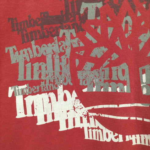 ティンバーランド Timberland 90S USA製 フロント グラフィック プリント S/S クルーネック Tシャツ メンズ import:XS