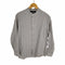 ユナイテッドアローズグリーンレーベルリラクシング UNITED ARROWS green label relaxing CM シェニール ストライプ ジャストルーズ バンドカラー 長袖 シャツ メンズ JPN:S