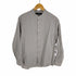 ユナイテッドアローズグリーンレーベルリラクシング UNITED ARROWS green label relaxing CM シェニール ストライプ ジャストルーズ バンドカラー 長袖 シャツ メンズ JPN:S