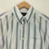 エディーバウアー Eddie Bauer 00S 緑タグ ストライプボタンダウン ポプリン S/S シャツ メンズ import:M
