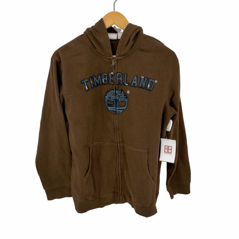 ティンバーランド Timberland ワッペンロゴ ジップアップパーカー メンズ XL