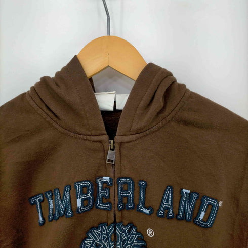 ティンバーランド Timberland ワッペンロゴ ジップアップパーカー メンズ XL