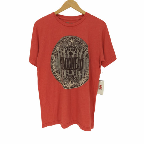 ロック バンド グラフィック 両面 プリント S/S クルーネック Tシャツ メンズ import:M