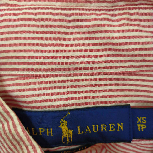 ラルフローレン RALPH LAUREN ポニー刺繍 ロングスリーブシャツ レディース import:XS