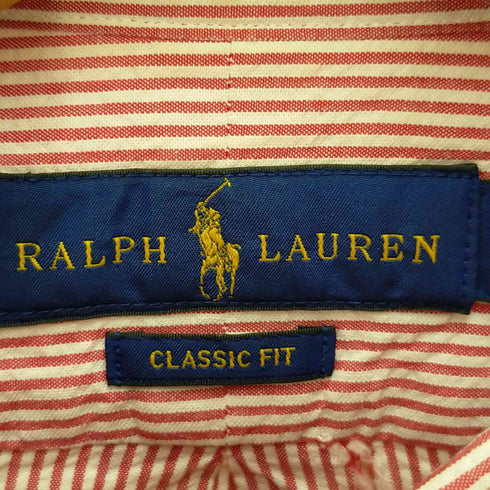 ラルフローレン RALPH LAUREN ポニー刺繍 ロングスリーブシャツ レディース import:XS