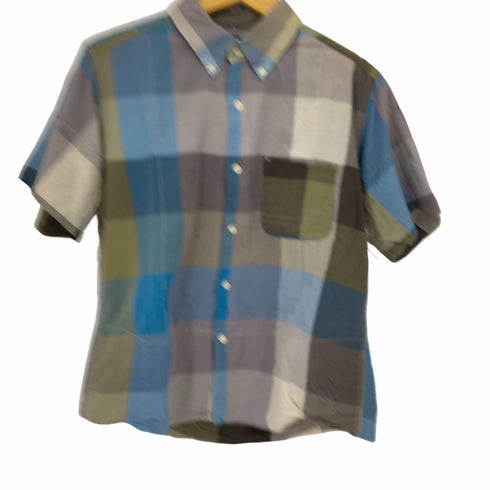 ラフアンドタンブル Rough & Tumble MADE IN USA マルチチェックコットンBDシャツ メンズ JPN:M
