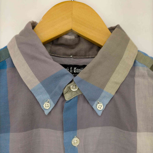 ラフアンドタンブル Rough & Tumble MADE IN USA マルチチェックコットンBDシャツ メンズ JPN:M