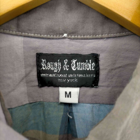 ラフアンドタンブル Rough & Tumble MADE IN USA マルチチェックコットンBDシャツ メンズ JPN:M