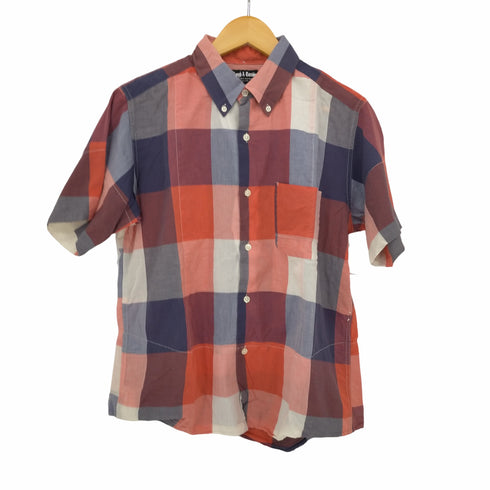 ラフアンドタンブル Rough & Tumble MADE IN USA マルチチェックコットンBDシャツ メンズ JPN:M