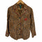 ローレンラルフローレン LAUREN RALPH LAUREN レオパードパイピングシャツ レディース JPN:M
