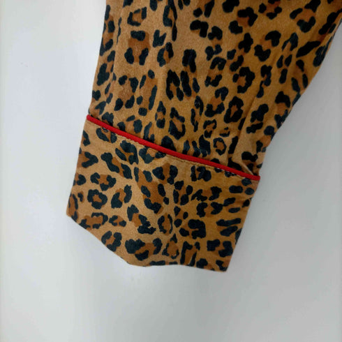 ローレンラルフローレン LAUREN RALPH LAUREN レオパードパイピングシャツ レディース JPN:M