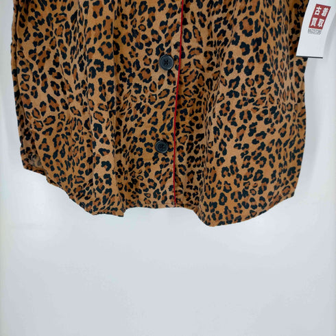 ローレンラルフローレン LAUREN RALPH LAUREN レオパードパイピングシャツ レディース JPN:M