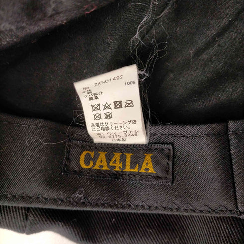 カシラ CA4LA 豚革製 キャスケット レディース