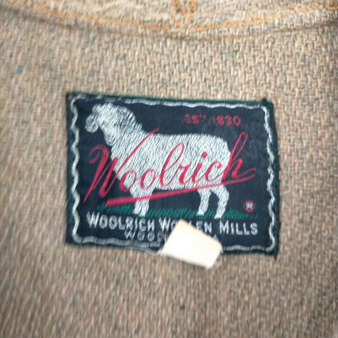 ウールリッチ WOOLRICH USA製 TALON デカ五角形ジップ ウールパーカー メンズ