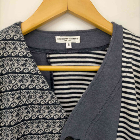エンジニアードガーメンツ Engineered Garments MADE IN USA クレイジーパターンコットンカーディガン メンズ JPN:S