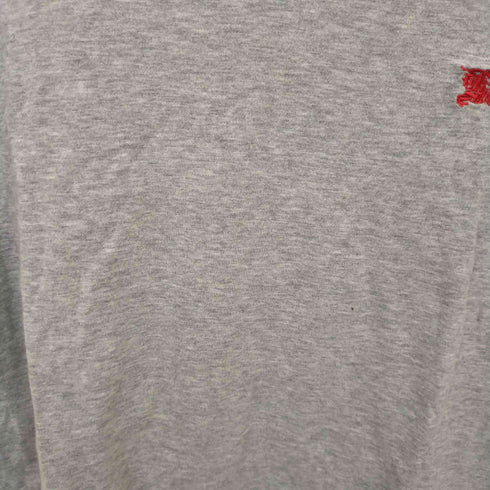バーバリーブラックレーベル BURBERRY BLACK LABEL ロゴ刺繍 VネックショートスリーブTシャツ レディース JPN:3