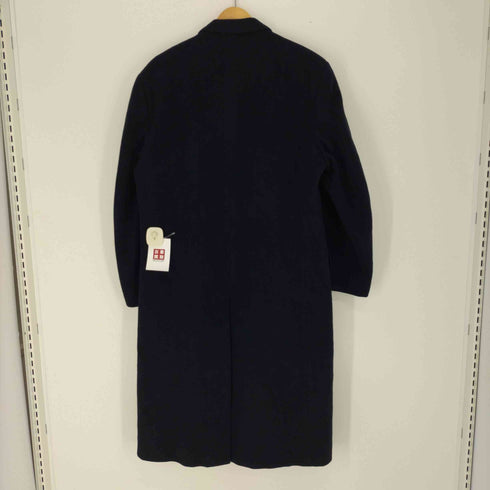 アクアスキュータム AQUASCUTUM 英国製 カシミヤ ウール ロング チェスター コート メンズ