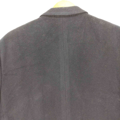 アクアスキュータム AQUASCUTUM 英国製 カシミヤ ウール ロング チェスター コート メンズ
