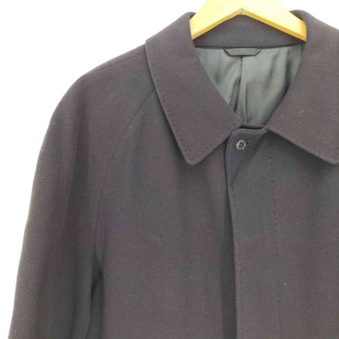 テスコ TEXCO 90S カシミヤ ウール 比翼 ステンカラー コート メンズ JPN:L