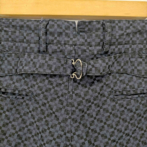 エンジニアードガーメンツ Engineered Garments ジャガードチェックパンツ シンチバッグ メンズ 32