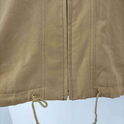 Ladies Fashion 90s 裏地ボタニカルデザイン サテンジップアップフーディブルゾン レディース JPN:M