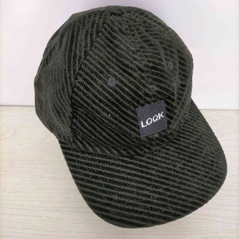 ルックスタジオ LQQK STUDIO USA製 THE DIAGONAL CORDUROY CAP メンズ