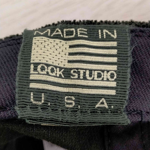 ルックスタジオ LQQK STUDIO USA製 THE DIAGONAL CORDUROY CAP メンズ