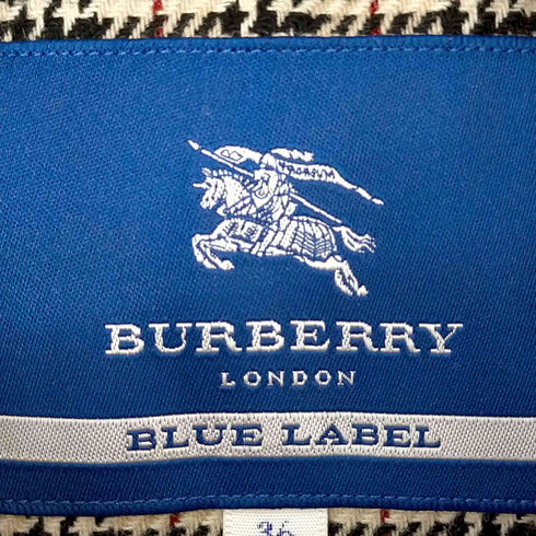 バーバリーロンドンブルーレーベル BURBERRY LONDON BLUE LABEL ライナー付き 裏地ノバチェック トレンチコート レディース 36