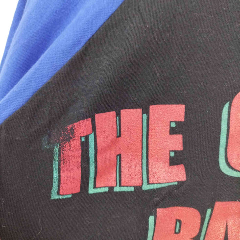 80S TASTY ボディ パキ綿 ヘヴィメタル アルバム バンド 両面プリント ラグラン Tシャツ コピーライト1989 メンズ import:M