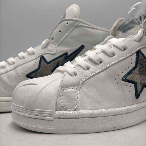 アベイシングエイプ A BATHING APE BAPE STA SKULL STA HI スカルスター ハイカット レザー スニーカー メンズ JPN:27