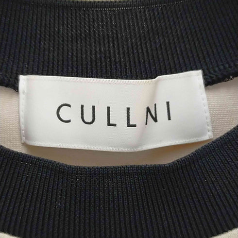 クルニ CULLNI 別注 バイカラーロゴ刺繍カットソー メンズ 1