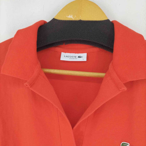 ラコステ LACOSTE LOOSE FIT リラックスフィット ピケポロシャツ レディース import:L