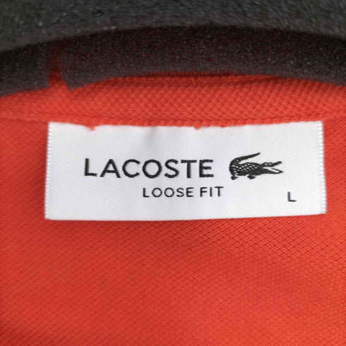 ラコステ LACOSTE LOOSE FIT リラックスフィット ピケポロシャツ レディース import:L
