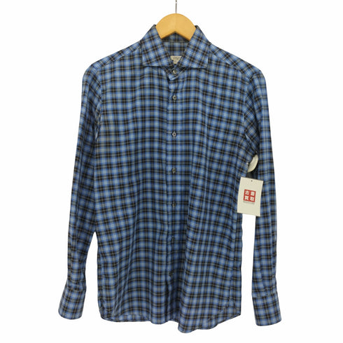 オリアン ORIAN イタリア製 チェック L/S シャツ メンズ import:S