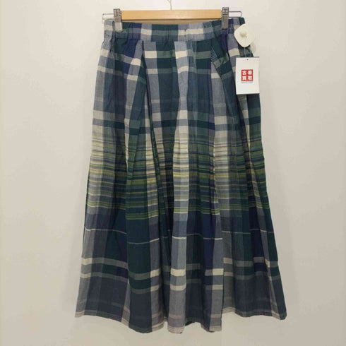 プランテーション Plantation タック チェックスカート レディース JPN:M