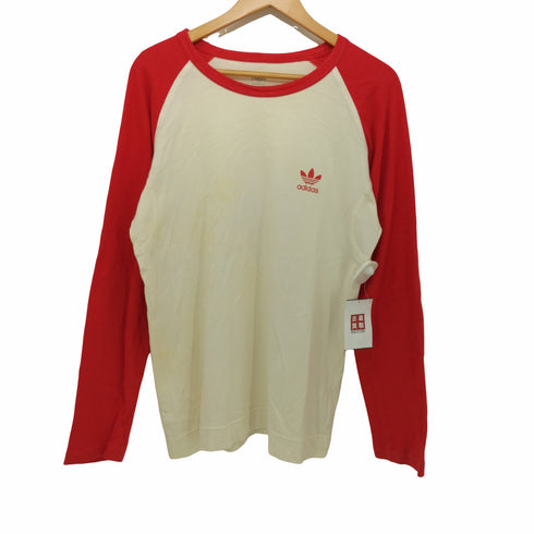 アディダスオリジナルス adidas Originals ロゴプリント ラグランスリーブTシャツ メンズ 0