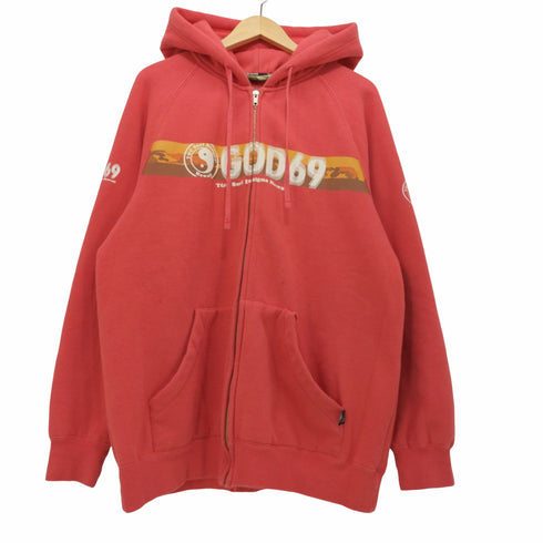 タウンアンドカントリー TOWN & COUNTRY 00S Y2K ジップアップパーカー メンズ JPN:XL