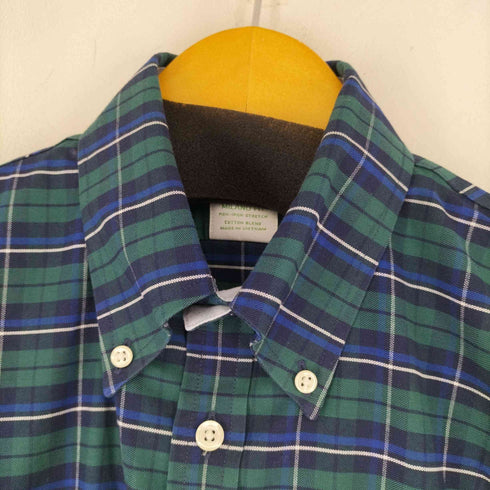 ブルックスブラザーズ BROOKS BROTHERS MILANO FIT ボタンダウンチェックシャツ メンズ import:S